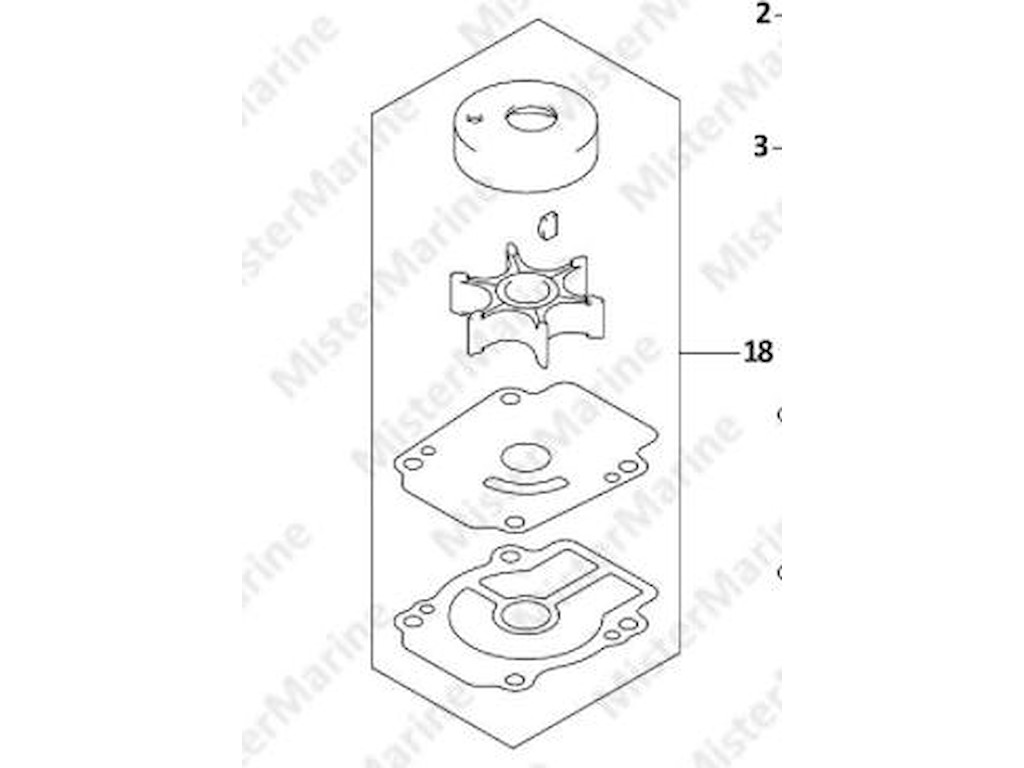 17400-94L21-000 KIT GIRANTE DF25A/30A 2016/OGGI