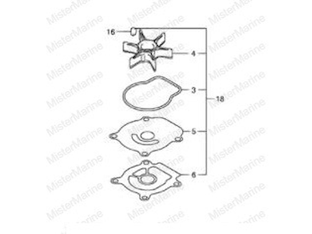 17400-95J03-000 KIT GIRANTE DF25-V2 (2006-2013)