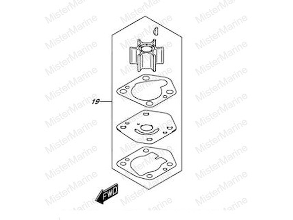 17400-99J20-000 KIT GIRANTE DF8A/DF9.9A/DF20A (2009-OGGI)