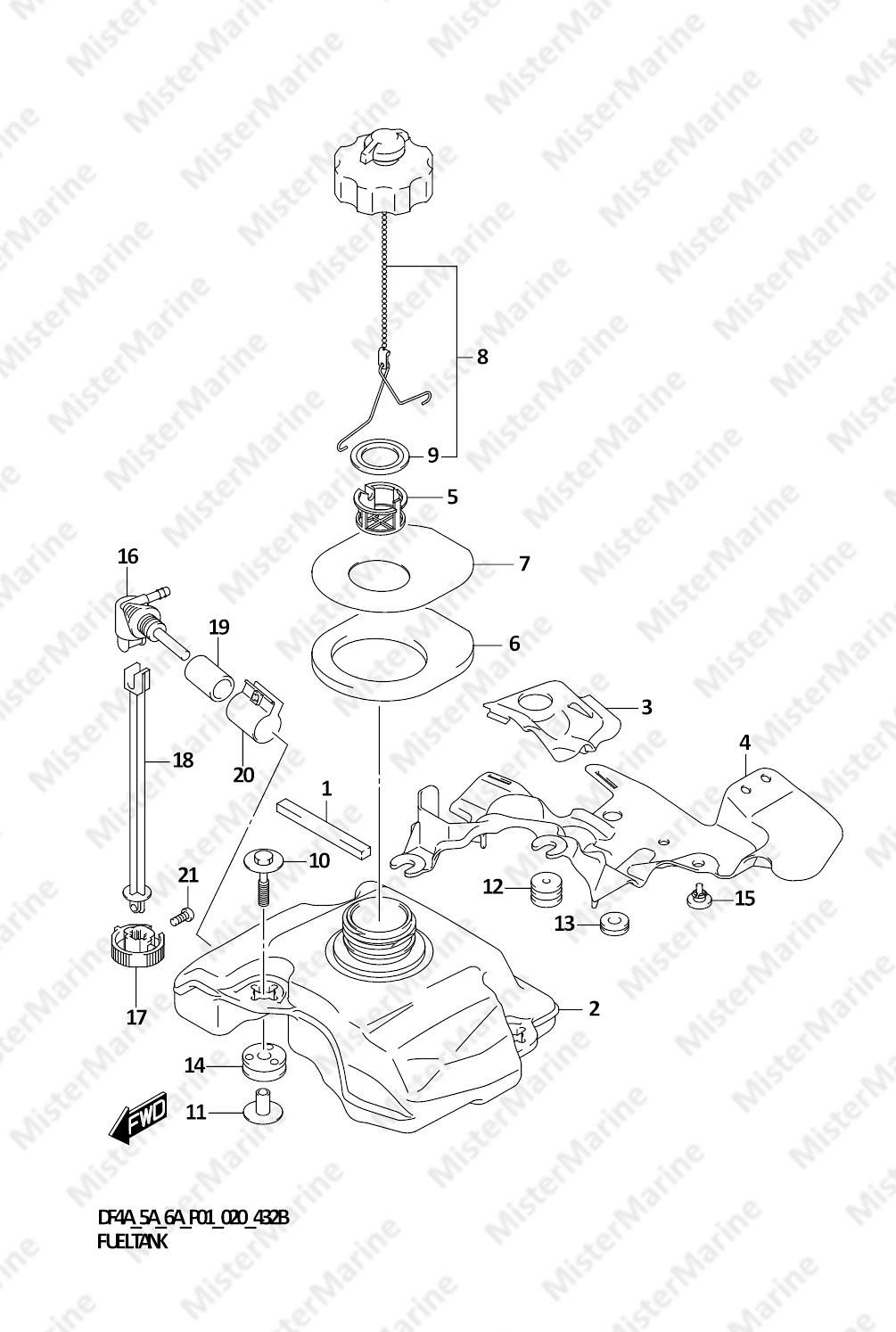 FIG.432B (1-C-14) FUEL TANK