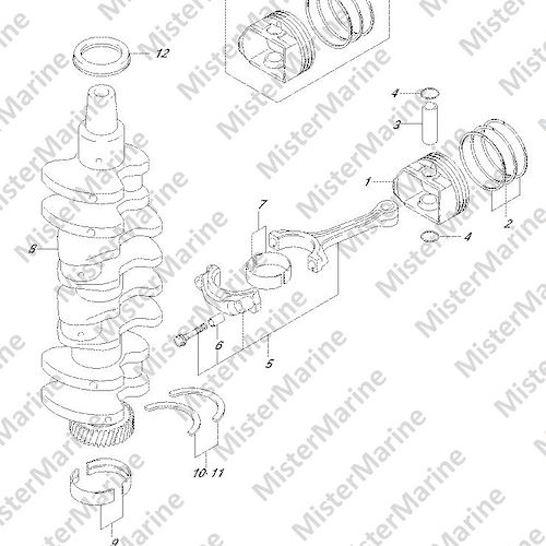 FIG.116A (1-B-4) CRANKSHAFT