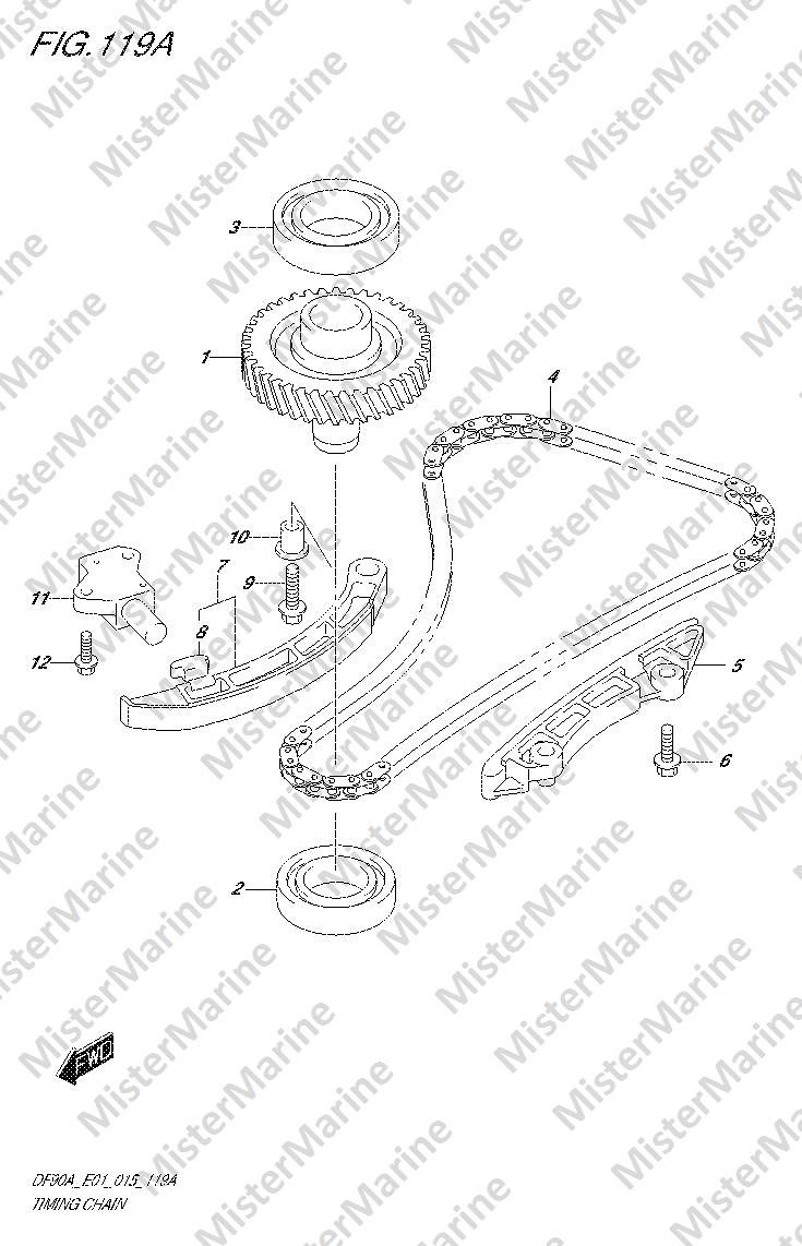 FIG.119A (1-B-5) TIMING CHAIN