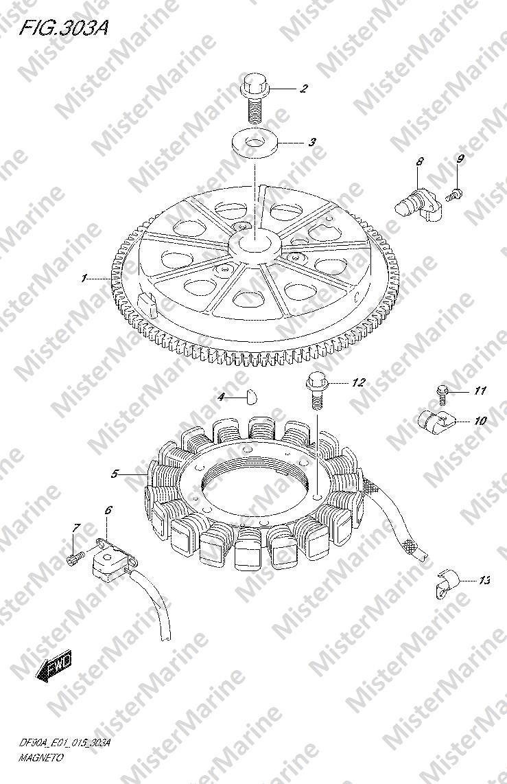 FIG.303A (1-K-8) MAGNETO
