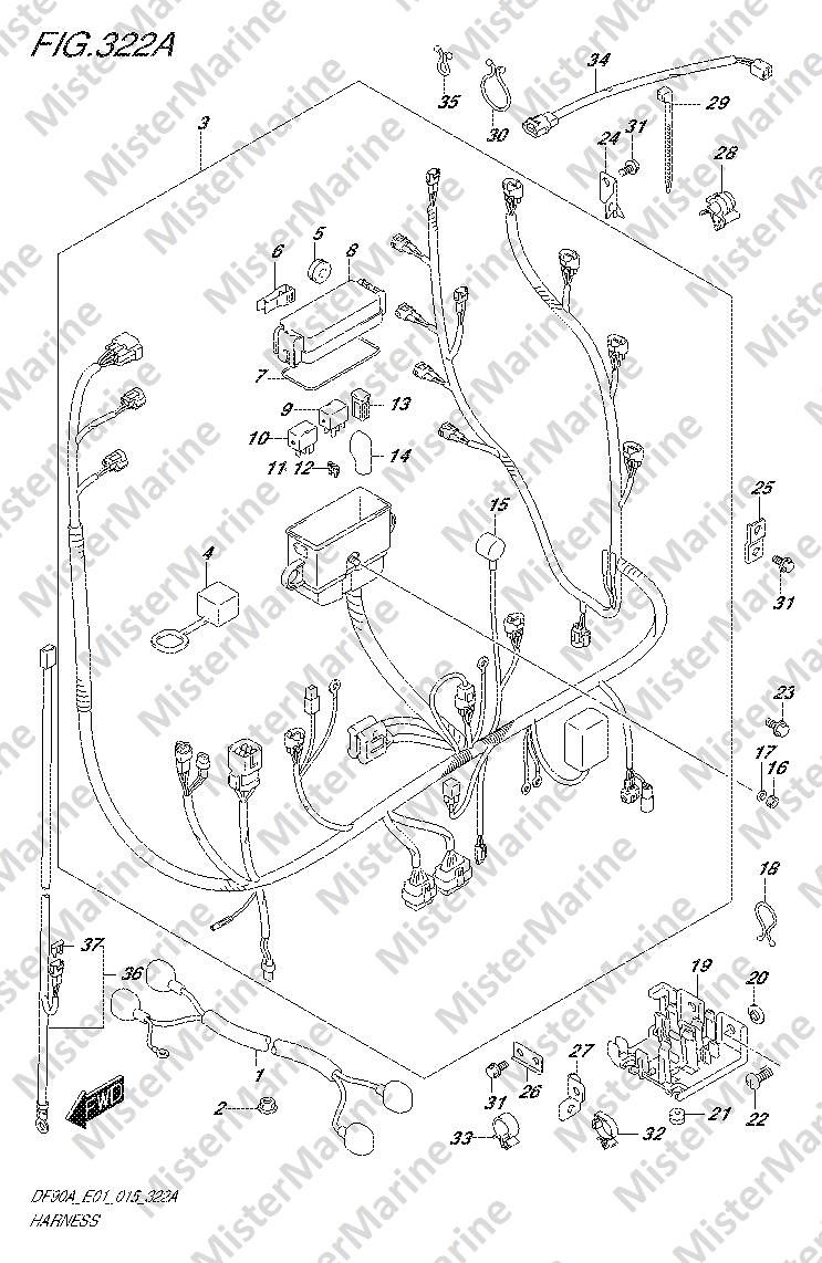 FIG.322A (1-K-11) HARNESS