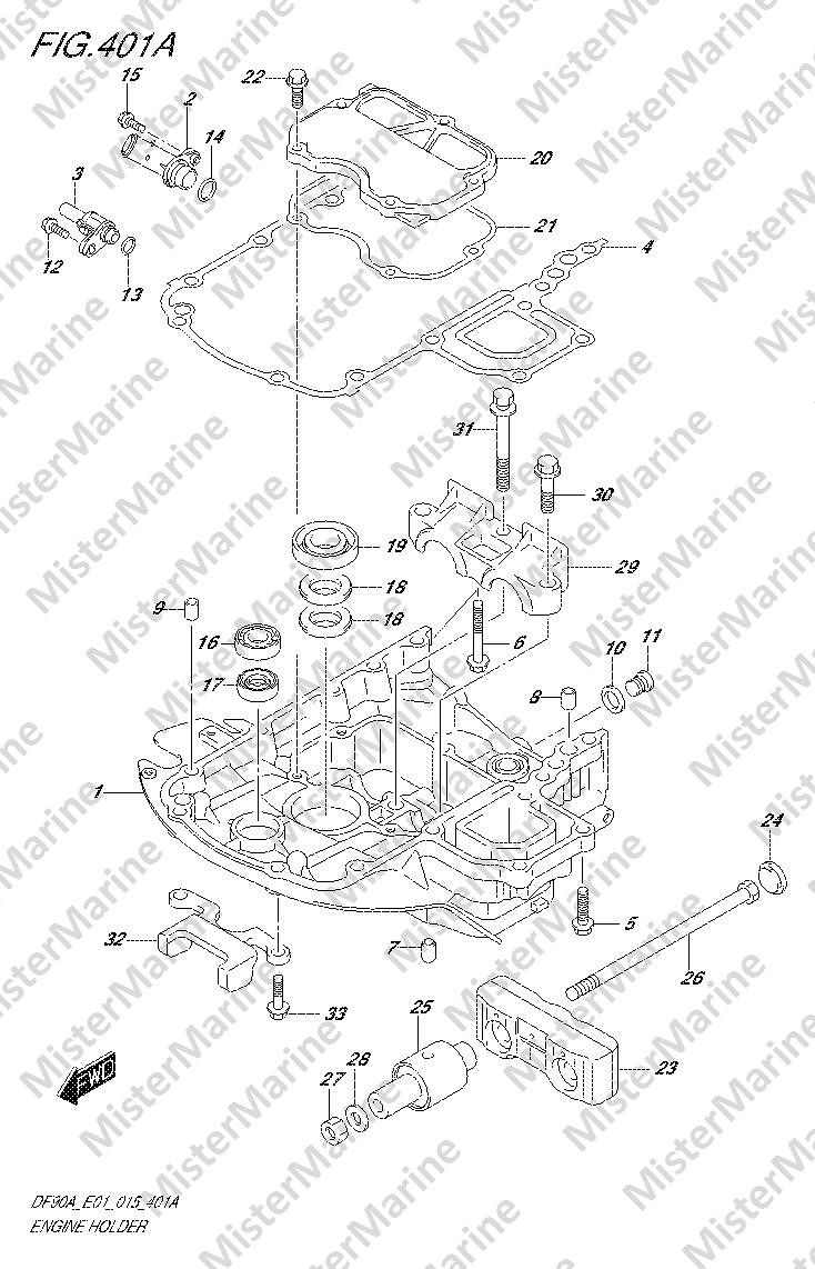 FIG.401A (2-C-3) ENGINE HOLDER