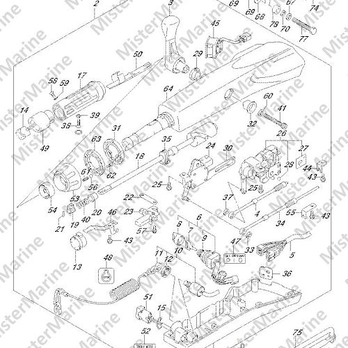 FIG.444A (2-I-6) TILLER HANDLE