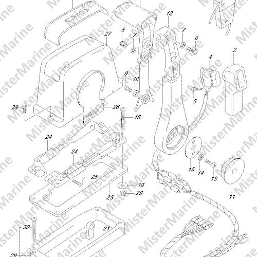FIG.544A (3-C-15) OPT:REMOTE CONTROL ASSY SINGLE (1)