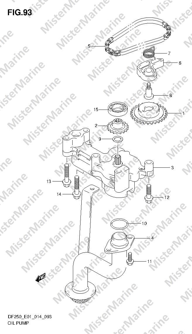 FIG.93 (1-L-15) OIL PUMP