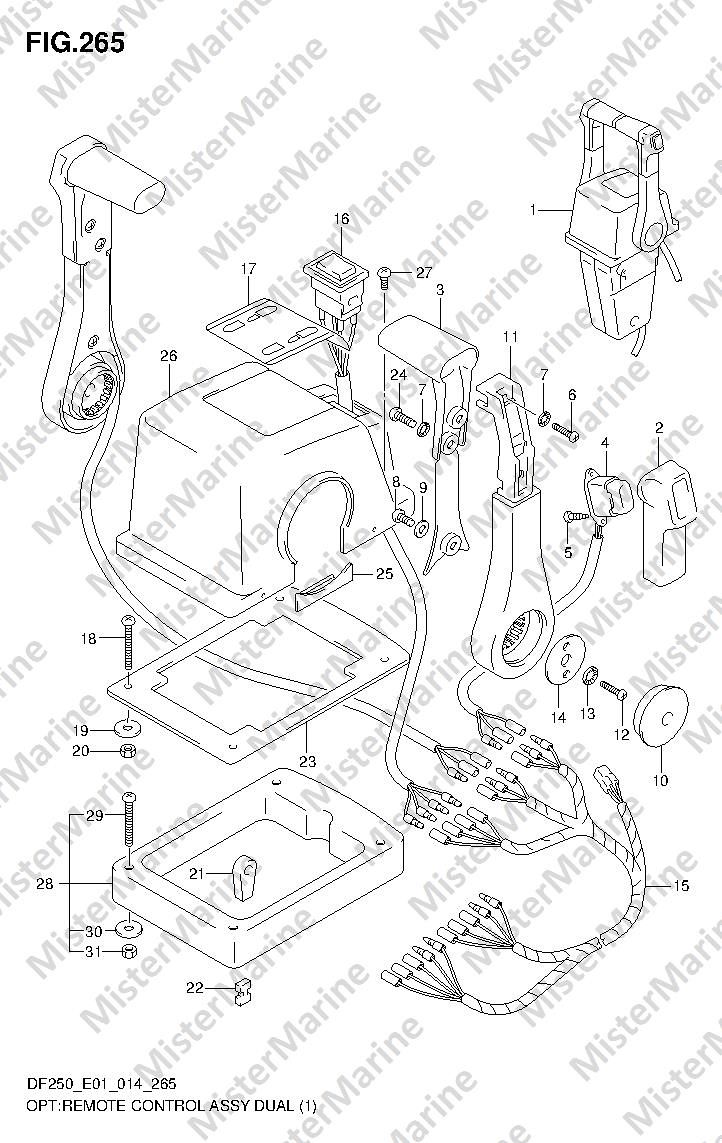 FIG.265 (3-I-14) OPT:REMOTE CONTROL ASSY DUAL (1)