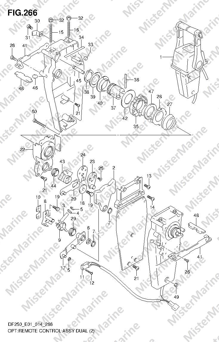 FIG.266 (3-I-15) OPT:REMOTE CONTROL ASSY DUAL (2)