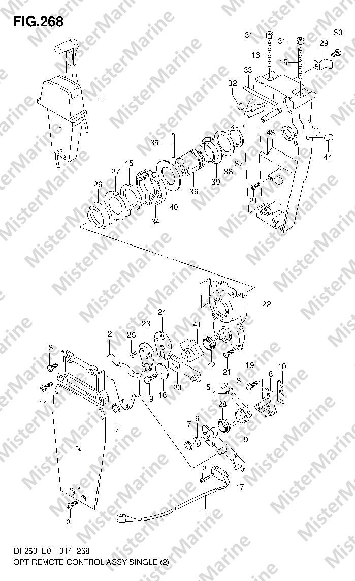 FIG.268 (3-J-4) OPT:REMOTE CONTROL ASSY SINGLE (2)