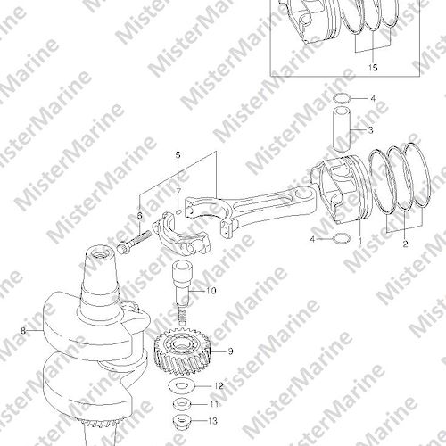 FIG.3 (1-B-4) CRANKSHAFT