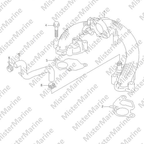 FIG.7 (1-B-8) INTAKE MANIFOLD