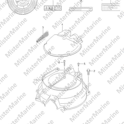 FIG.13 (1-C-3) MAGNETO COVER (DF25Q E01)