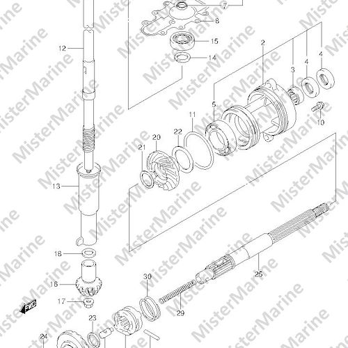 FIG.29 (1-D-6) TRANSMISSION (DF25R E01)