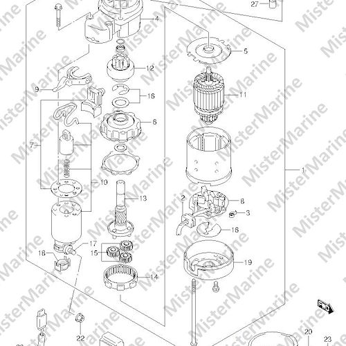 FIG.31 (1-D-10) STARTING MOTOR