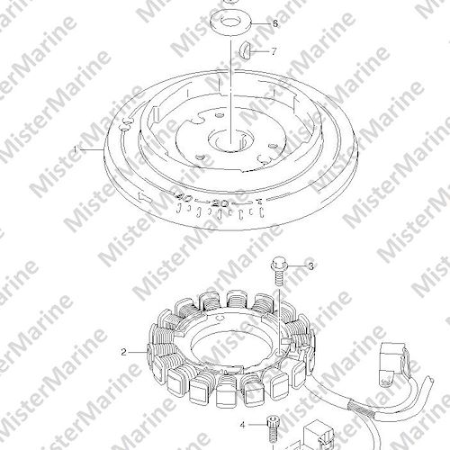 FIG.33 (1-D-12) MAGNETO (DF25R E01)