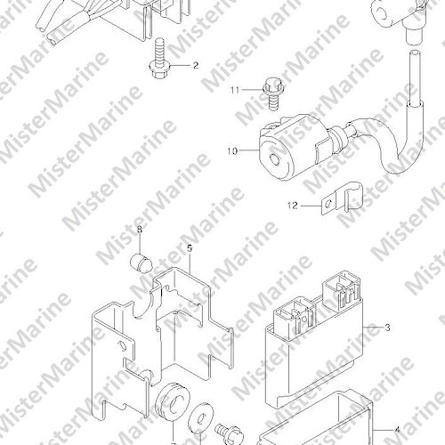 FIG.35 (1-D-14) RECTIFIER/IGNITION COIL (DF25 E01)