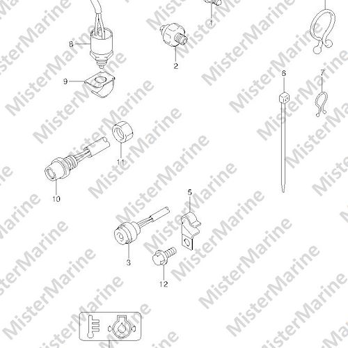 FIG.38 (1-E-3) SENSOR/SWITCH (DF25 E01)