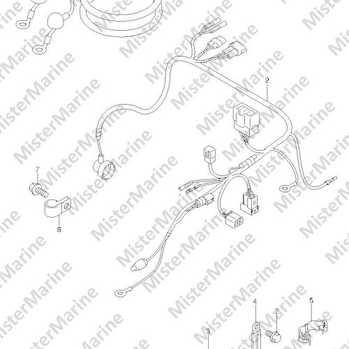 FIG.43 (1-E-8) HARNESS (DF25Q E01)
