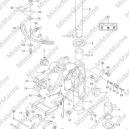 FIG.47 (1-E-12) SWIVEL BRACKET (DF25 E01)