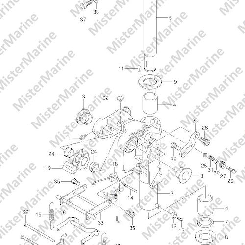 FIG.48 (1-E-14) SWIVEL BRACKET (DF25R E01)