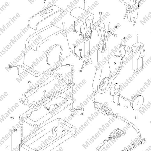 FIG.69 (1-G-10) OPT:REMOTE CONTROL ASSY SINGLE (1) (DF25R E01)