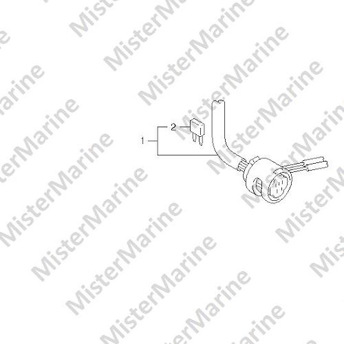 FIG.73 (1-H-3) OPT:REMOCON CABLE (DF25Q E01)