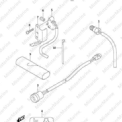FIG.334B (1-D-7) SENSOR/SWITCH (DF8AR)
