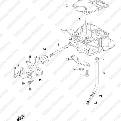 FIG.401A (1-D-14) ENGINE HOLDER