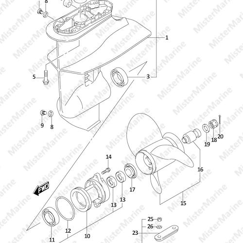 FIG.407A (1-E-3) GEAR CASE