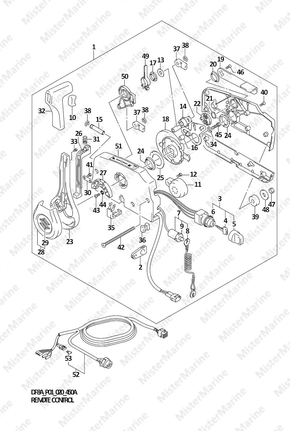 FIG.450A (1-F-2) REMOTE CONTROL (DF8AR)
