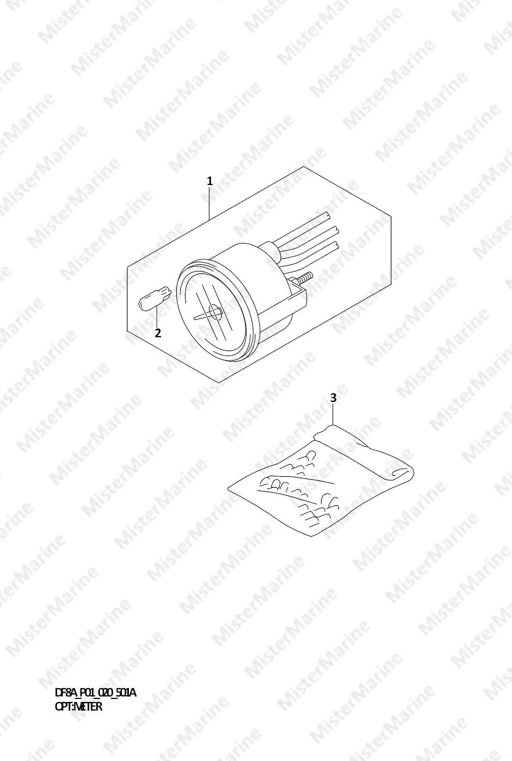 FIG.501A (1-F-4) OPT:METER (DF8AR)
