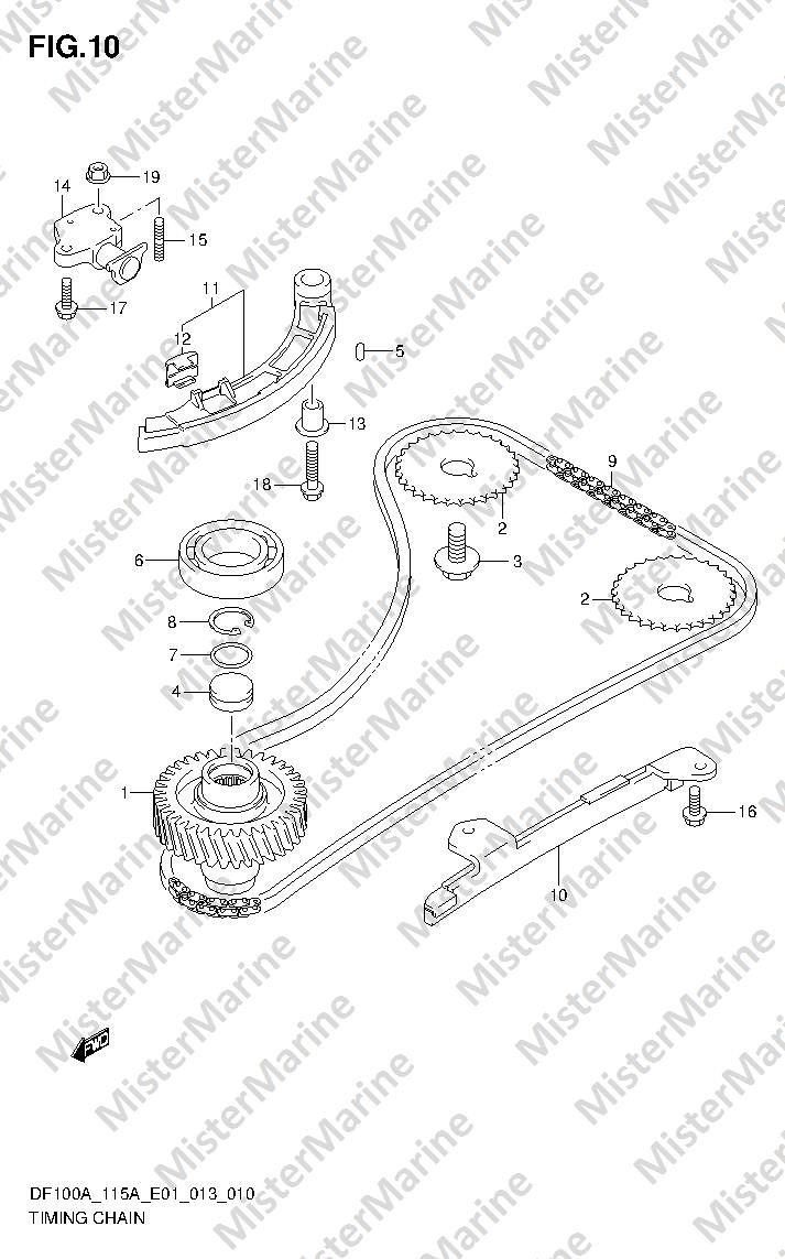 FIG.10 (1-B-11) TIMING CHAIN