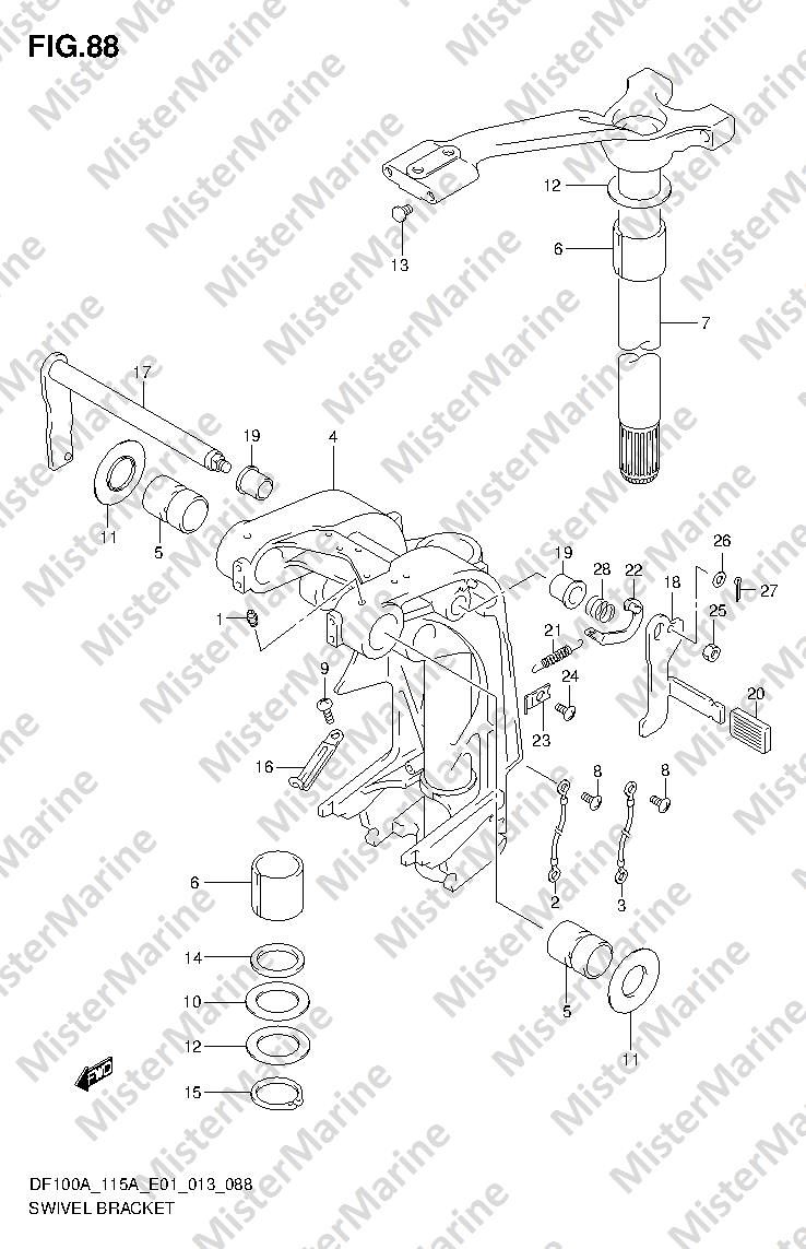 FIG.88 (1-I-9) SWIVEL BRACKET
