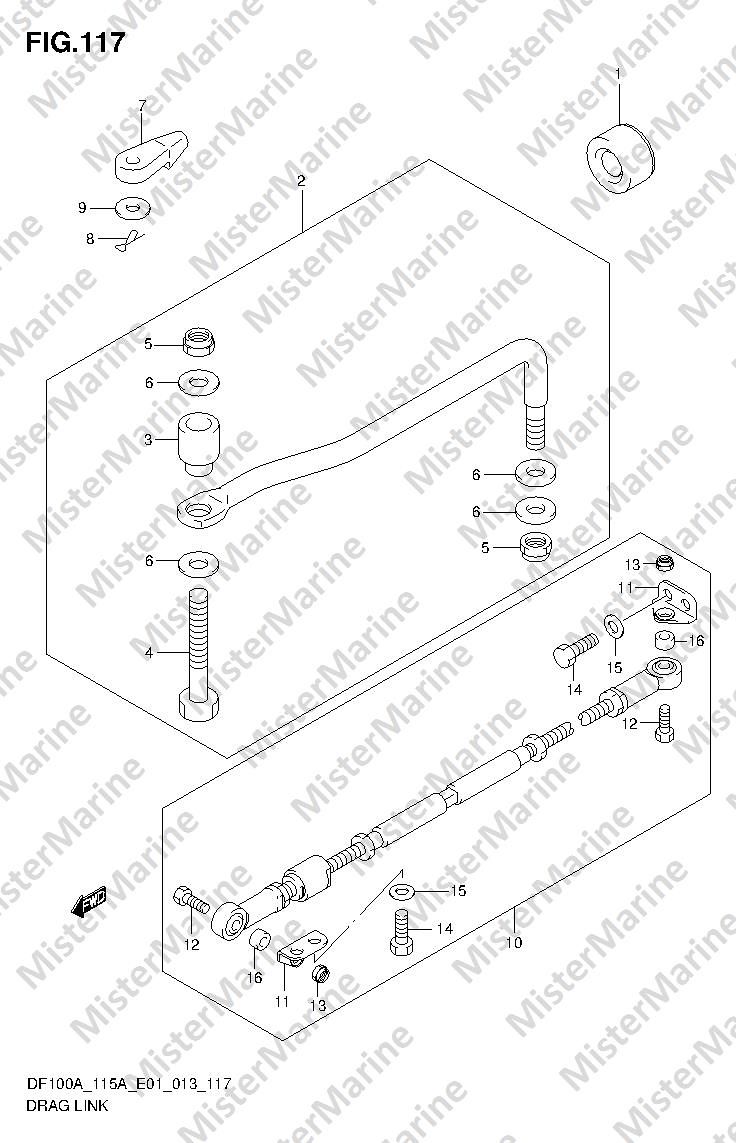 FIG.117 (1-K-13) DRAG LINK