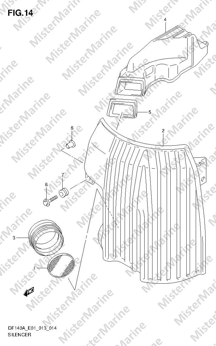FIG.14 (1-C-5) SILENCER