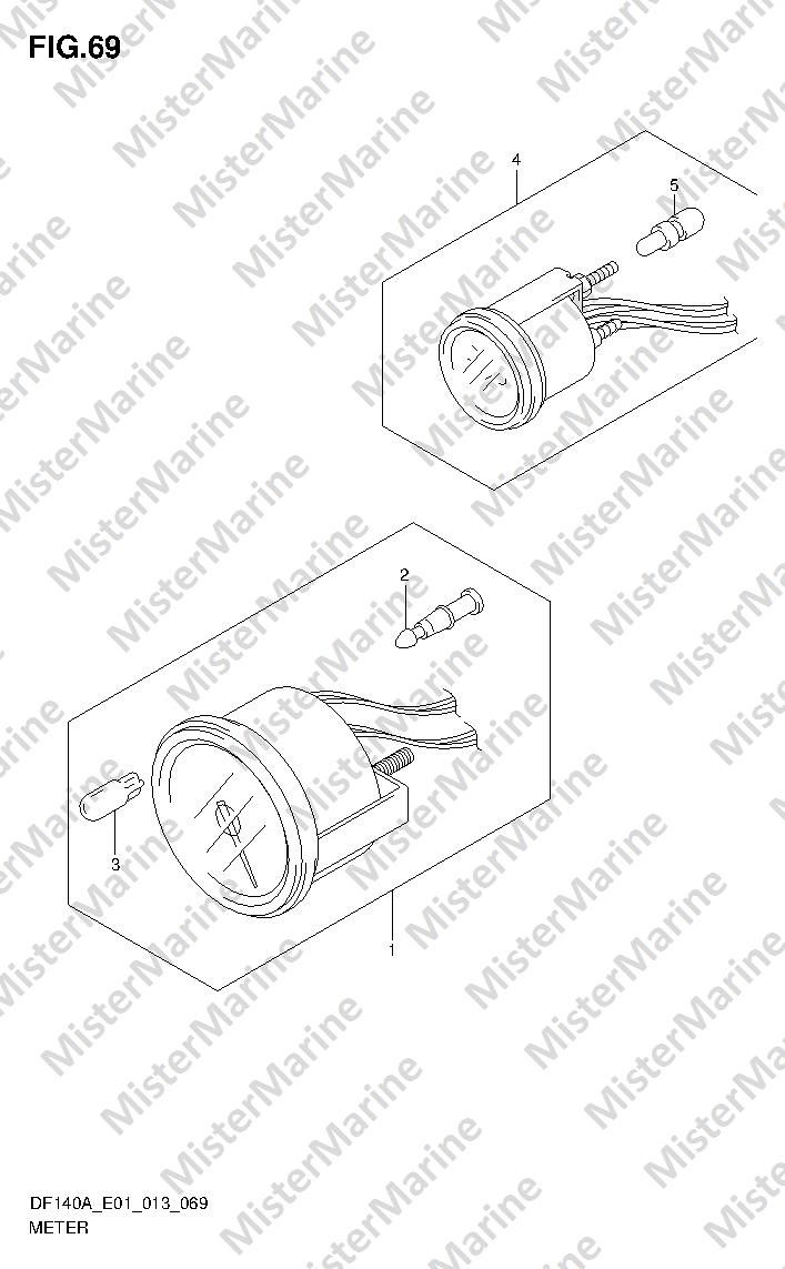 FIG.69 (1-G-15) METER (DF140AT E01)