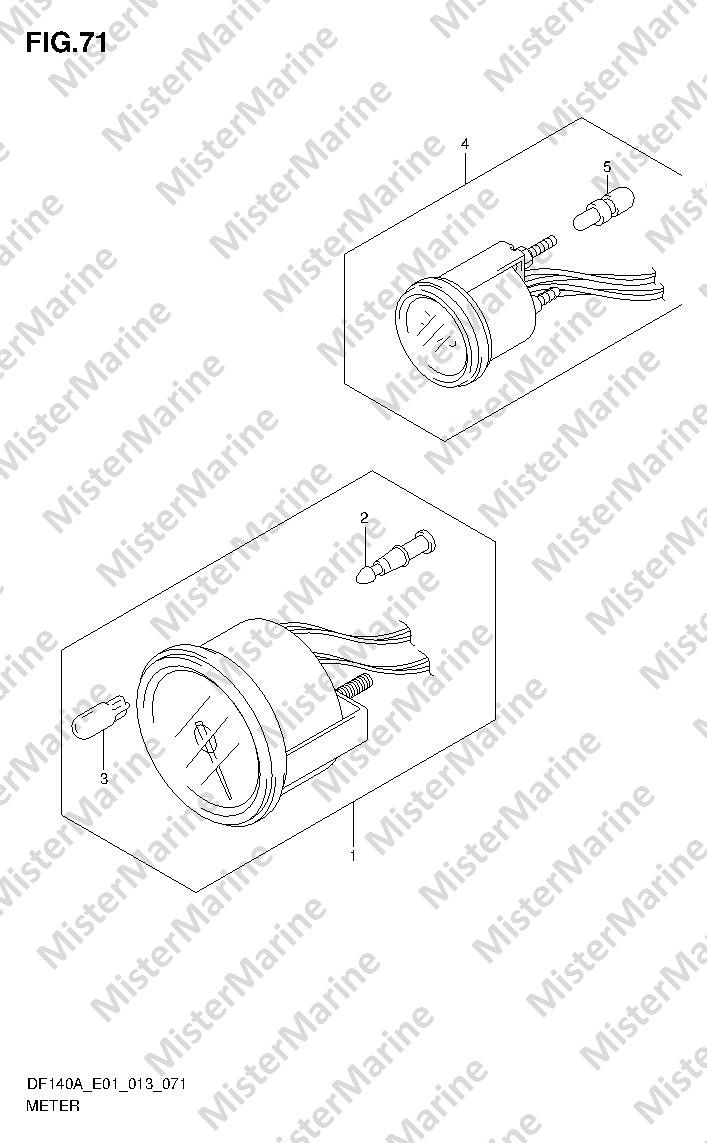 FIG.71 (1-H-3) METER (DF140AZ E01)