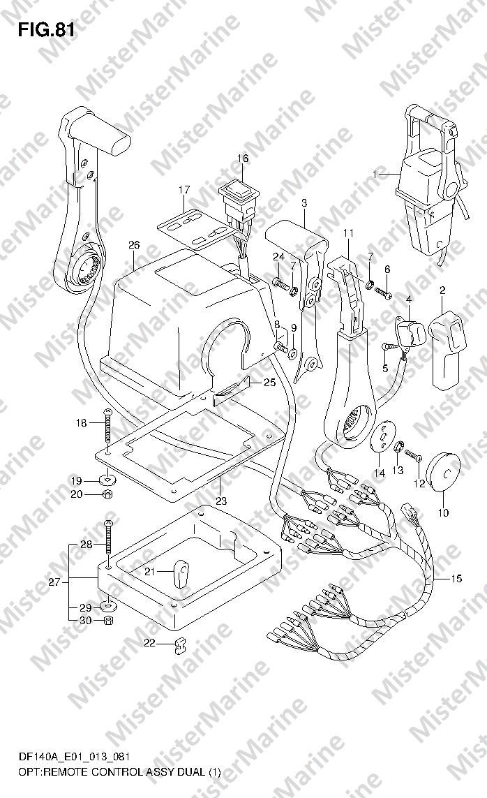FIG.81 (1-I-6) OPT:REMOTE CONTROL ASSY DUAL (1)