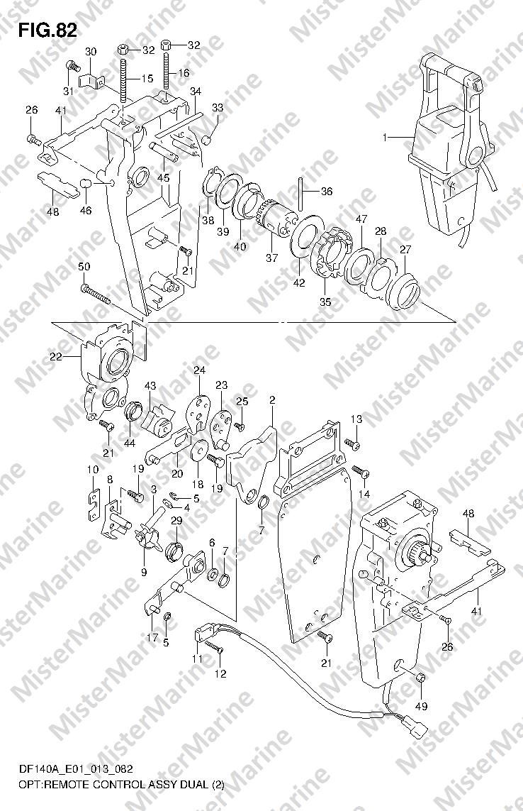 FIG.82 (1-I-7) OPT:REMOTE CONTROL ASSY DUAL (2)