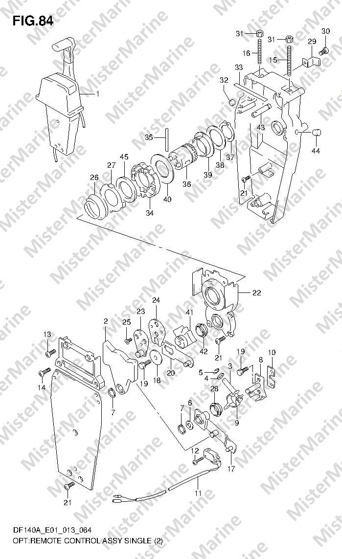 FIG.84 (1-I-10) OPT:REMOTE CONTROL ASSY SINGLE (2)