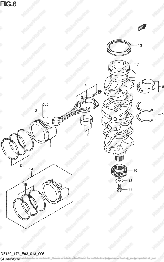 FIG.10 ALBERO MOTORE