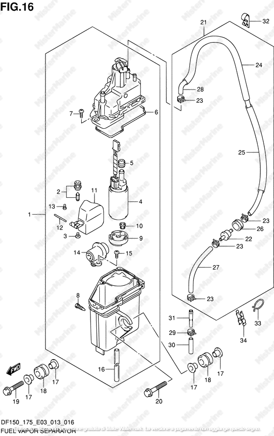 FIG.31 SEPARATORE VAPORI DF150T