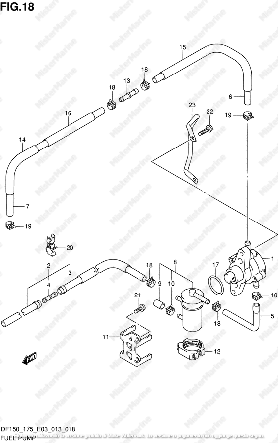 FIG.51 POMPA CARBURANTE DF175T