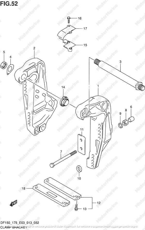 FIG.105 STAFFE SUPPORTO MOTORE