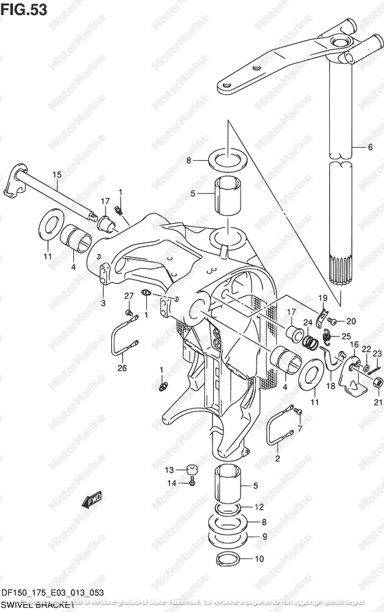 FIG.106 SUPPORTO MOTORE GIREVOLE