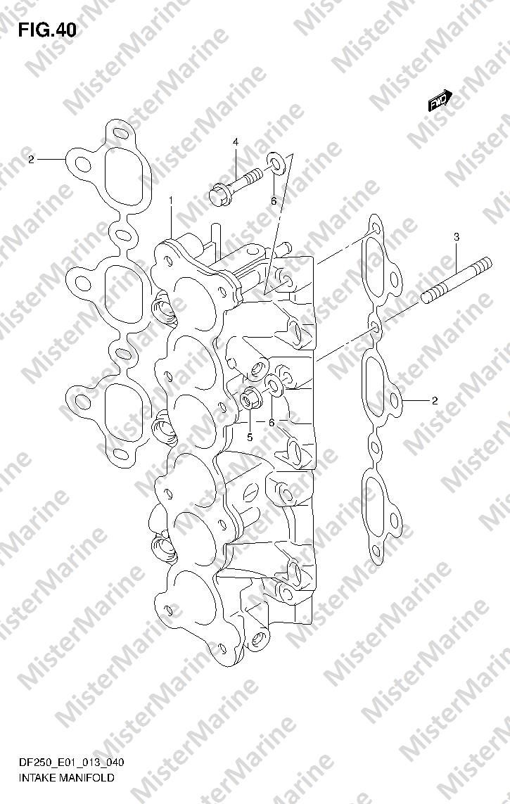 FIG.40 (1-F-9) INTAKE MANIFOLD