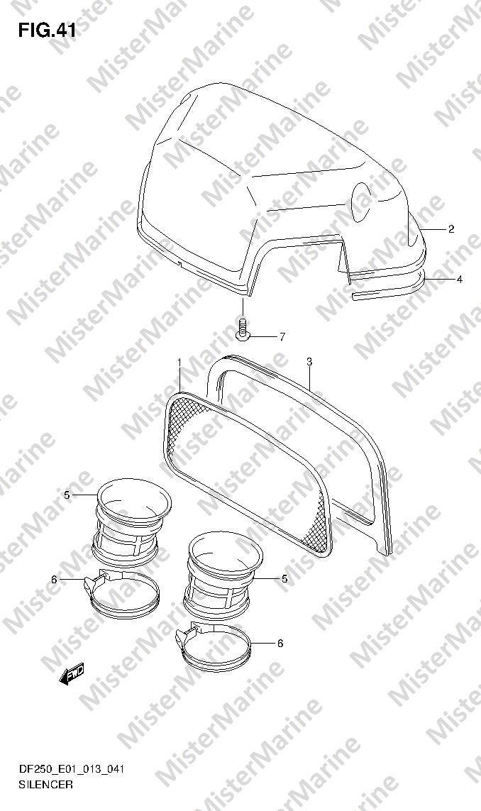 FIG.41 (1-F-10) SILENCER