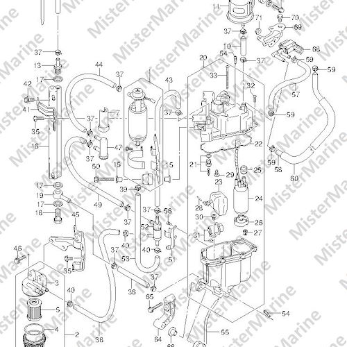 FIG.43 (1-F-12) FUEL PUMP / FUEL VAPOR SEPARATOR 